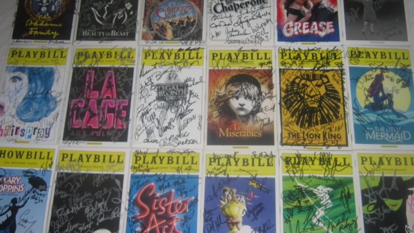 Playbill collection (Photo: Drew Gillis)