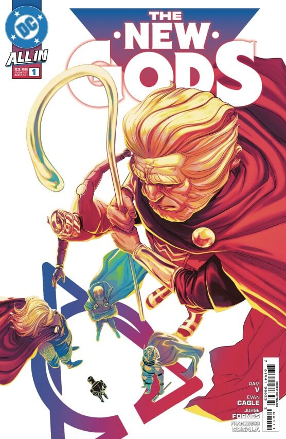 The New Gods #1 by Ram V, Evan Cagle, and Francesco Segala (December 25)