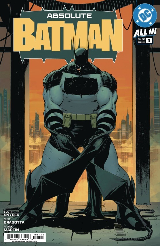 Absolute Batman #1 — Scott Snyder, Nick Dragotta, and Frank Martin Jr. (October 9)